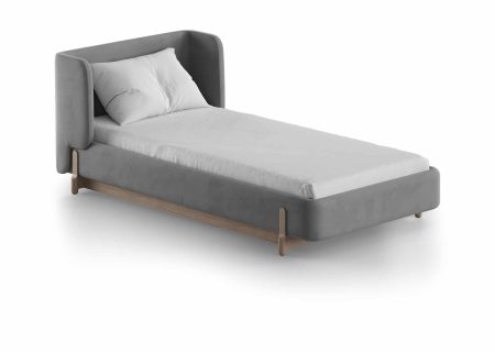 Кровать Basic спальное место 90*200 см (серый