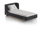 Кровать Basic спальное место 90*200 см (серый