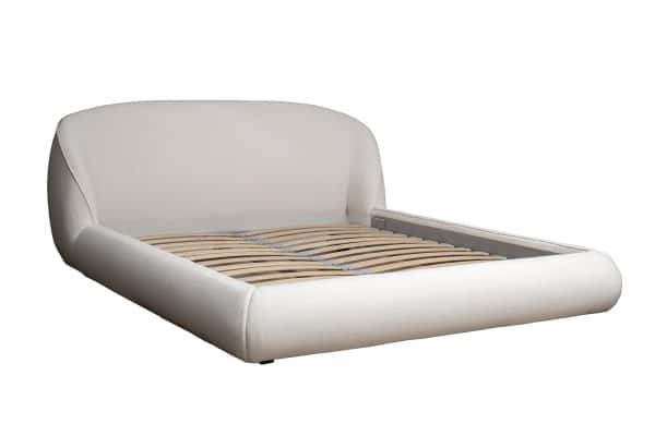 Кровать Palazzo 160 без мех.рогожка св.бежевая Norton SVBEG 198*240*90см — изображение 2