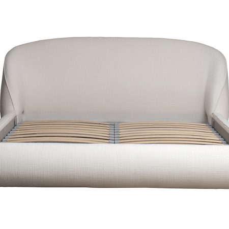 Кровать Palazzo 160 без мех.рогожка св.бежевая Norton SVBEG 198*240*90см