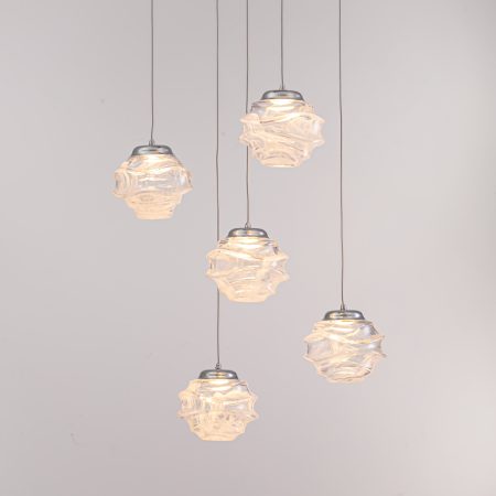 Подвесной светильник MD25030003-5A chrome/clear