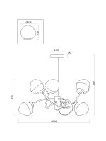 Люстра Freya FR8017PL-06MG — изображение 3