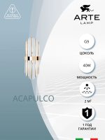 Настенный светильник Arte Lamp ACAPULCO A1007AP-2GO — изображение 4