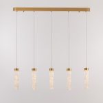 Подвесной светильник MD24030028-5B brass/clear