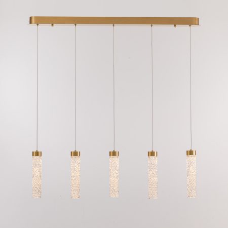 Подвесной светильник MD24030028-5B brass/clear