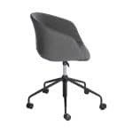 Офисное поворотное кресло Yvette темно-серое — изображение 4