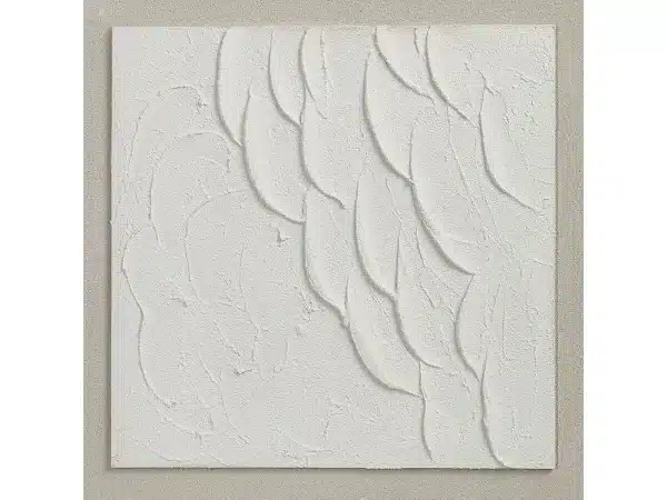 Панно декоративное с 3D Minimalism Ripples белый — изображение 4