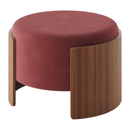 Пуф Lagom D 62 см (бордовый FiberGuard