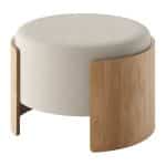 Пуф Lagom D 62 см (молочный