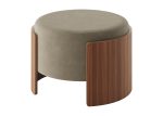 Пуф Lagom D 62 см (серо-зеленый FiberGuard