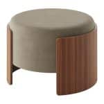 Пуф Lagom D 62 см (серо-зеленый FiberGuard