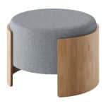 Пуф Lagom D 62 см (серый твид