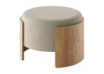 Пуф Lagom D 62 см (светло-бежевый FiberGuard