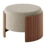 Пуф Lagom D 62 см (светло-бежевый FiberGuard