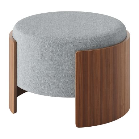 Пуф Lagom D 62 см (светло-серый твид