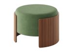 Пуф Lagom D 62 см (зелено-голубой FiberGuard