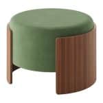 Пуф Lagom D 62 см (зелено-голубой FiberGuard