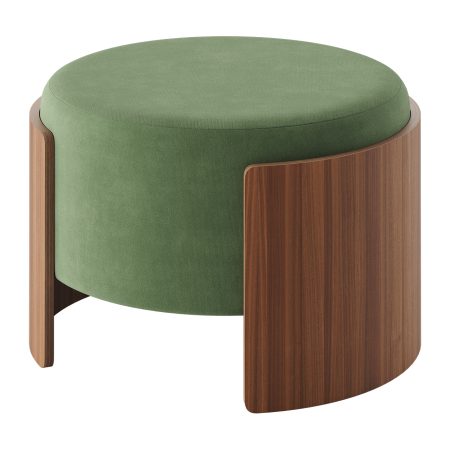 Пуф Lagom D 62 см (зелено-голубой FiberGuard