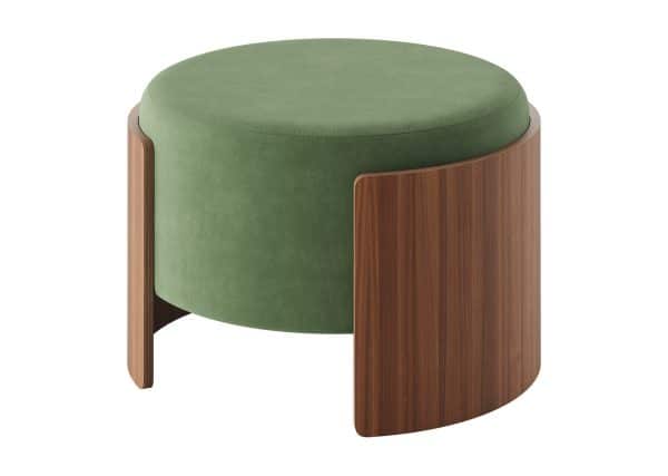 Пуф Lagom D 62 см (зелено-голубой FiberGuard