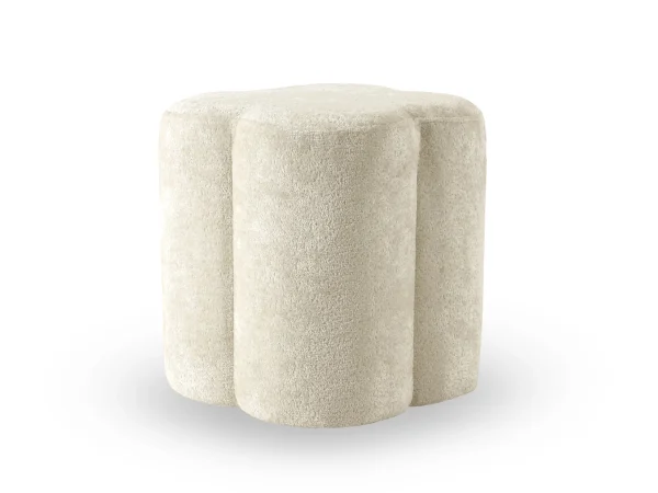 Пуф Quatrefoil белый — изображение 2