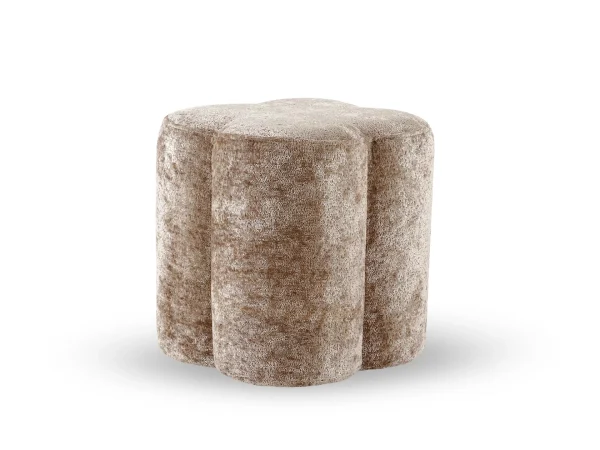 Пуф Quatrefoil бежевый — изображение 2