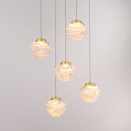 Подвесной светильник MD25030003-5A gold/clear