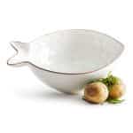 SagaForm Блюдо сервировочное «Рыба» малое белое