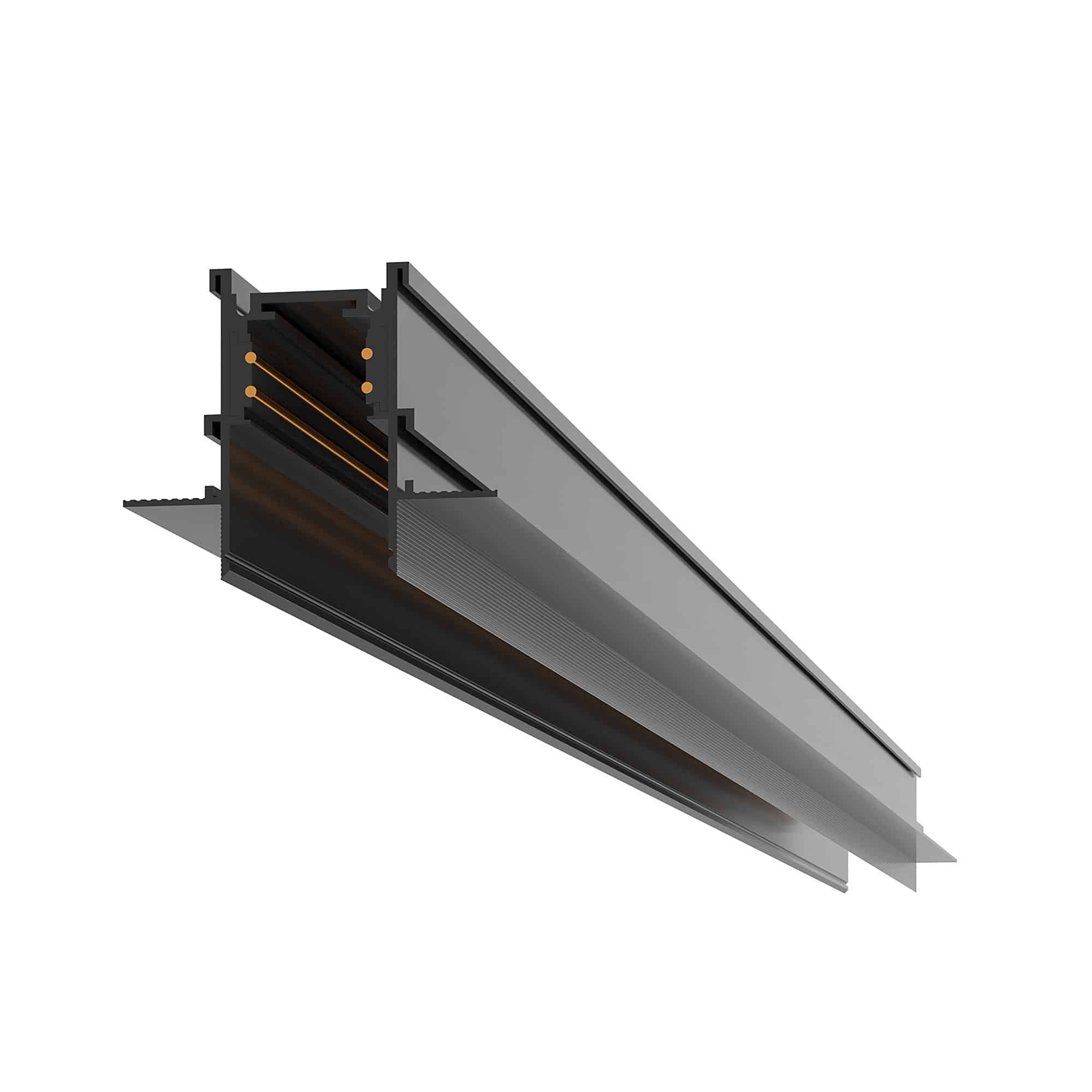 st004.429.12.1-shinoprovod-magnitnyj-vstraivaemyj-pod-gkl-12mm-st-luce-chernyj-dlina-2-000mm-skyline-48-2 ST004.429.12.1 Шинопровод магнитный встраиваемый под ГКЛ 12мм ST-Luce Черный Длина 2 000мм SKYLINE 48 — изображение 1