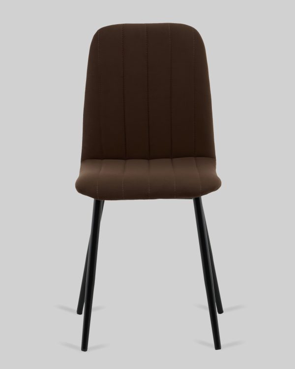 stul-easy-new-veljur-korichnevyj-2 Стул Easy new велюр коричневый — изображение 3