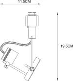 Трековый светильник Arte Lamp COSTRUTTORE A4300PL-1BK — изображение 3