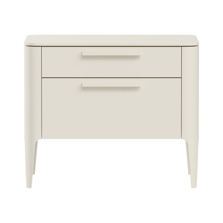 Тумба прикроватная Type 2 ящика ширина 60 см (дымка)