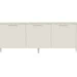 Тумба Type 3 двери ширина 180 см (дымка)