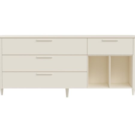 Тумба Type 4 ящика 2 полки ширина 180 см (дымка)