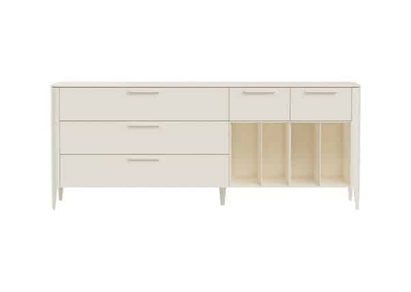 Тумба Type 5 ящиков 4 полки ширина 200 см (дымка)