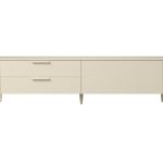 Тумба Type oak под ТВ 2 ящика откидная дверь (дымка)