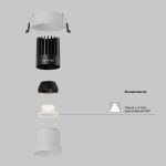 Встраиваемый светильник Technical DL118-15W-3K-W — изображение 2