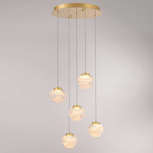 Подвесной светильник MD25030003-5A gold/clear — изображение 2
