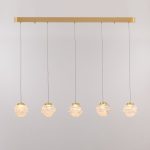 Подвесной светильник MD25030003-5B gold/clear