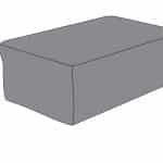 Защитный чехол на журнальный столик Гранада/Глория 100×65×42 см