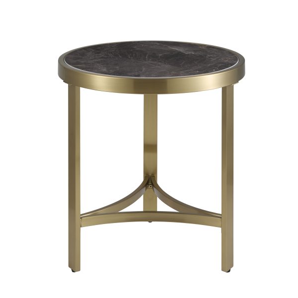 Журнальный столик Адриана 50*50 см серая керамика — изображение 2