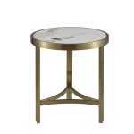 Журнальный столик Адриана 50*50 см светлая керамика — изображение 2