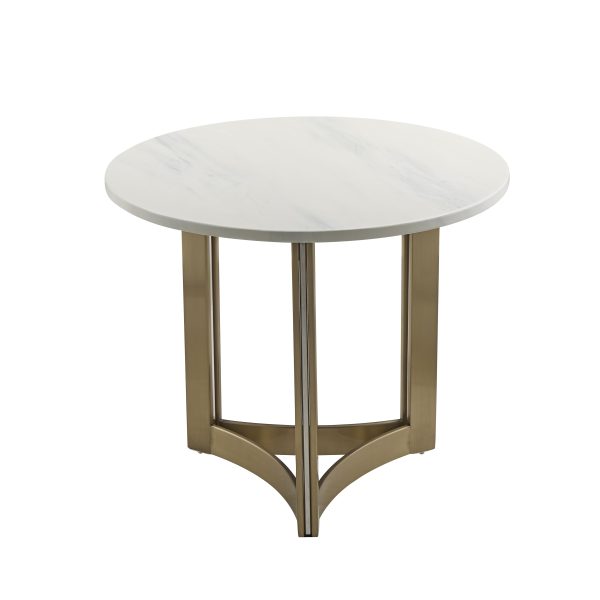 Журнальный столик Кассия 60*60 см светлая керамика — изображение 2