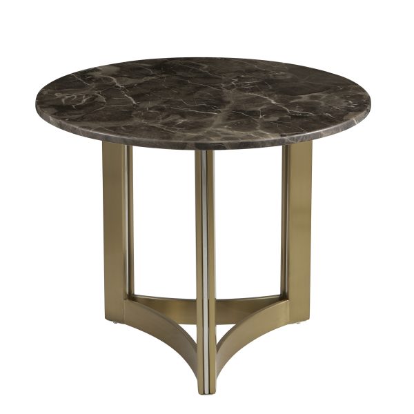 Журнальный столик Кассия 60*60 см темная керамика — изображение 2