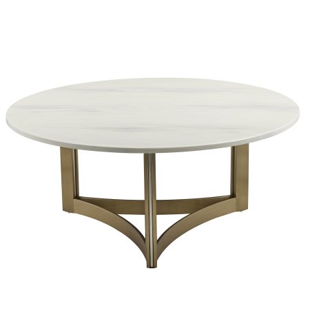 Журнальный столик Кассия 90*90 см светлая керамика