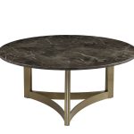 Журнальный столик Кассия 90*90 см темная керамика