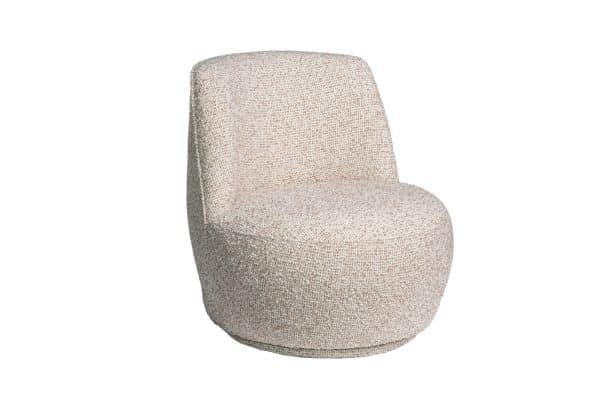 ZW-24057 Кресло Rivoli поворотное рогожка бежевый 73*75*75см — изображение 2