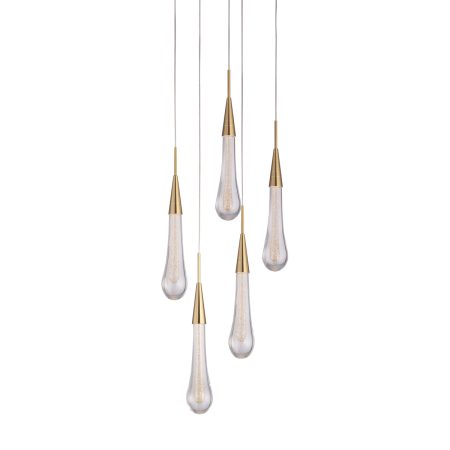 Подвесной светильник Pour 5A br.brass