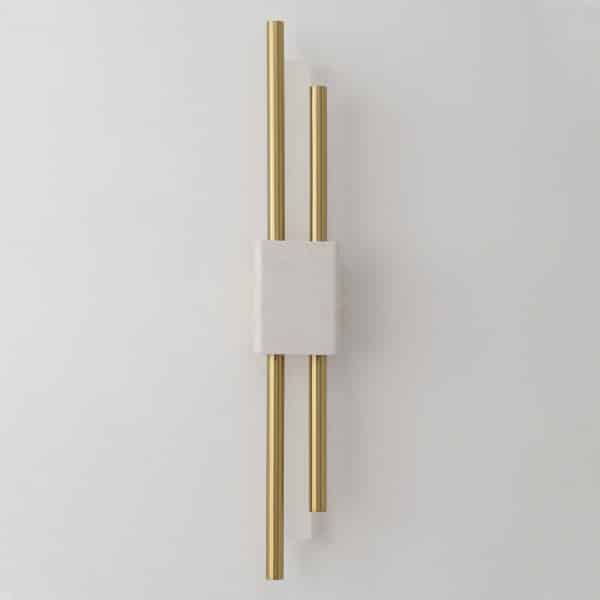 Бра Crystal Lux CARTA AP6W LED WHITE/BRASS — изображение 2