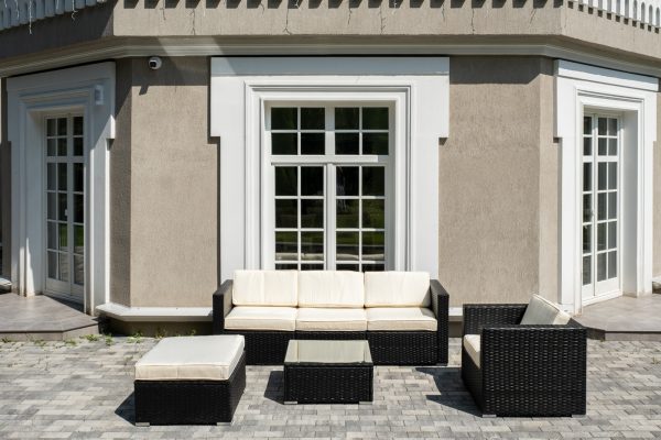 "Даллас" лаунж-зона из искусственного ротанга на 5 персон, цвет черный — изображение 3