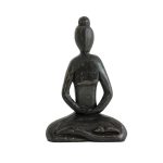 Декор для интерьера деревянный, фигурка йога ШАНТИ ЧАР — изображение 3